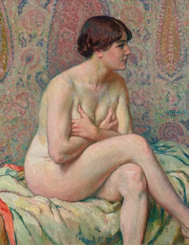 Nudo seduto